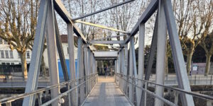 Costruzione di passerelle in carpenteria metallica
